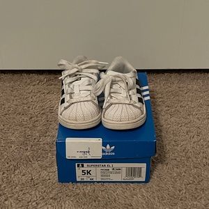 White Adidas Superstar